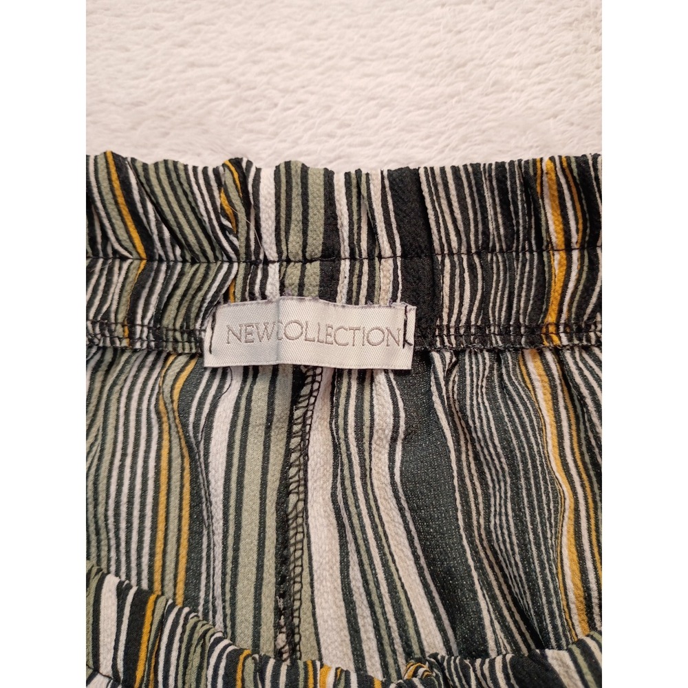 New Collection Pants Women's Striped Wide Leg Elastic Waist Multi-Color Trouser - Picture 3 of 10